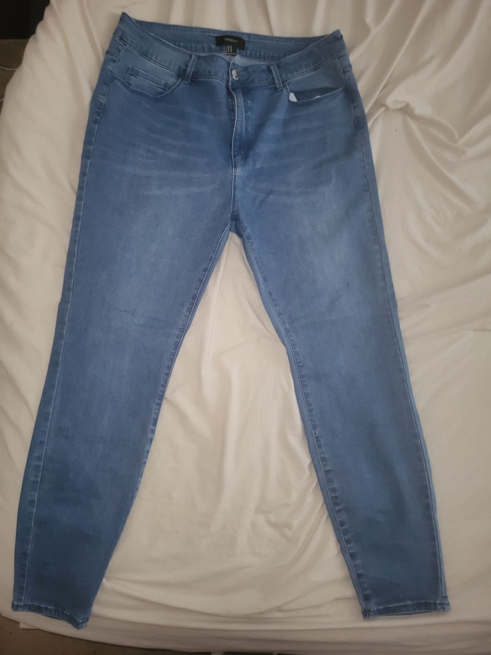Forever 21 Light Blue Skinny Jeans